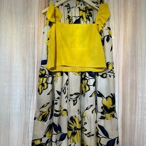 SHEIN Vibrant Yellow Apparel 2 piece